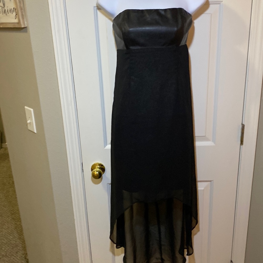 Wet Seal size Large Black Strapless Dress